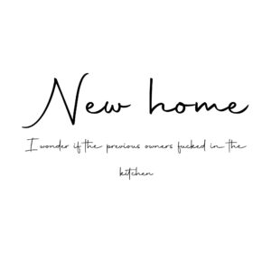 New Home Kitchen Humour Card