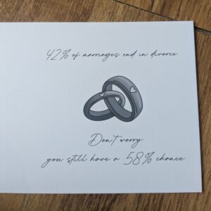 Marriage Divorce Chance Card