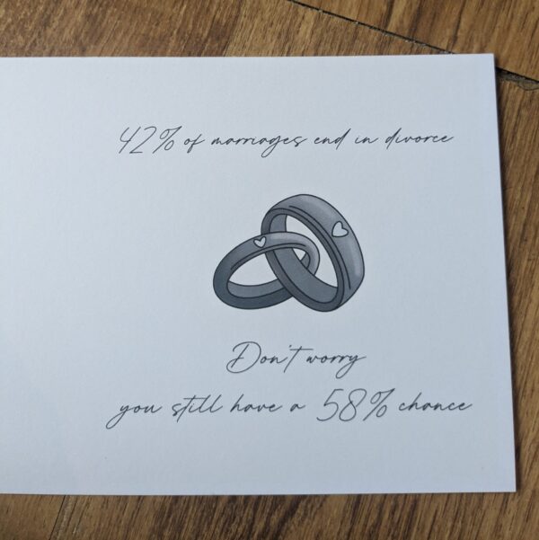 Marriage Divorce Chance Card