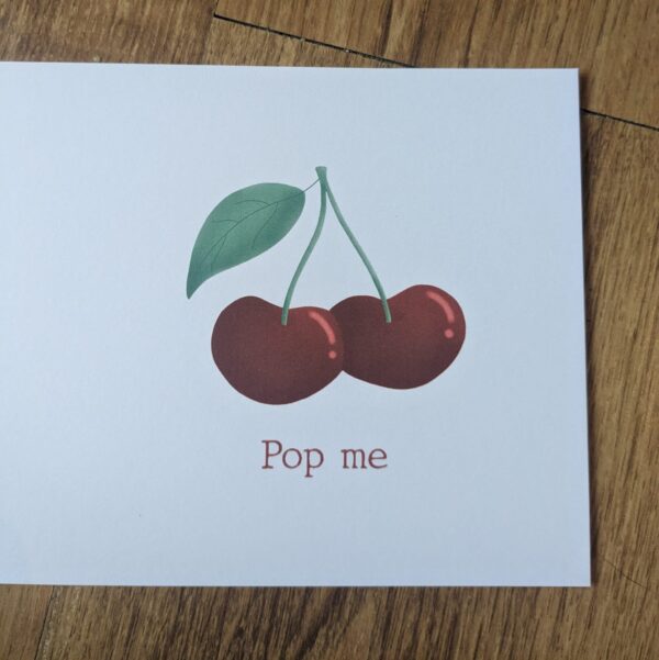 Pop Me Cherry Card