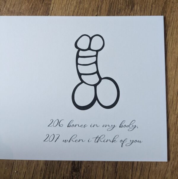 207 Bones Love Card