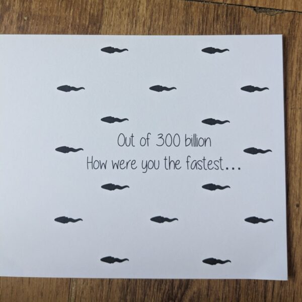 Fastest Sperm Origin Card