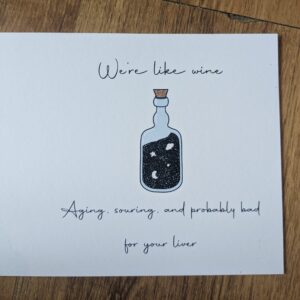 Like Wine Aging Card