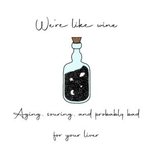 Like Wine Aging Card