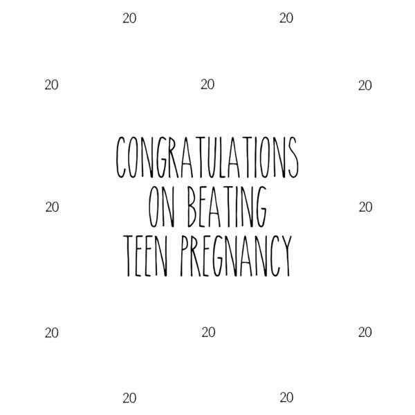 Beat Teen Pregnancy Card