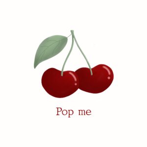 Pop Me Cherry Card