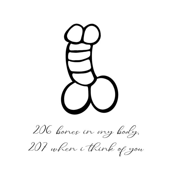 207 Bones Love Card
