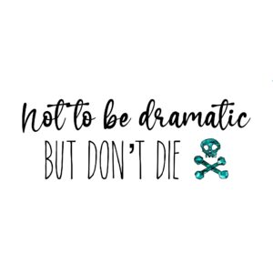 Don't Die Skull Card